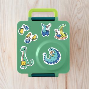 Alternative view of OmieLife Lunch Box Stickers